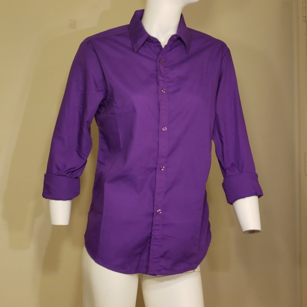 Purple dress shirt